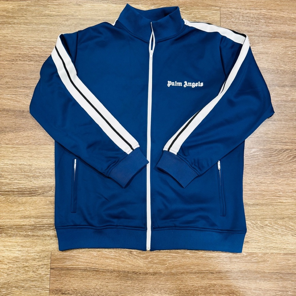 Palm Angels Blue Track Jacket